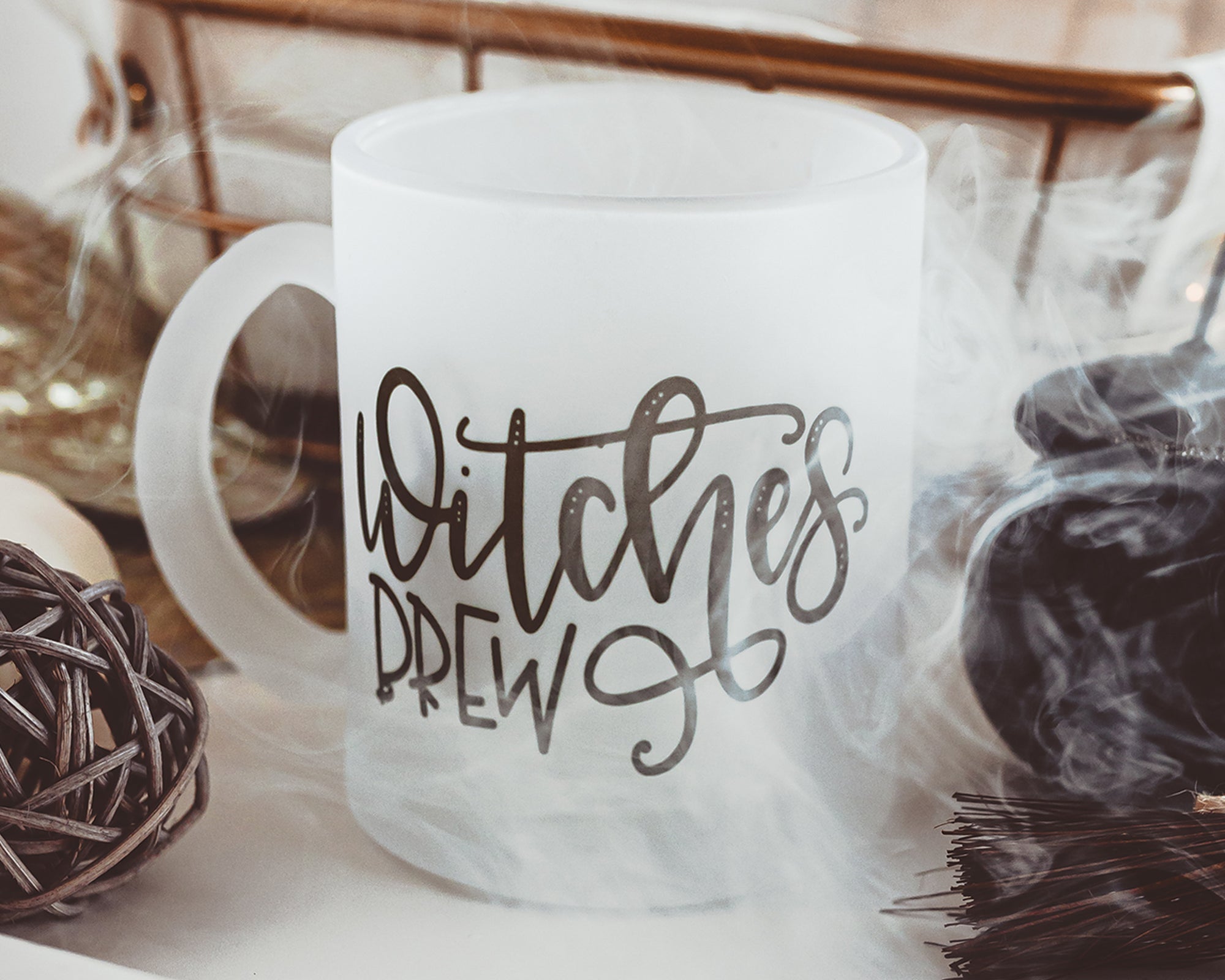 Witches Brew Glass Mug