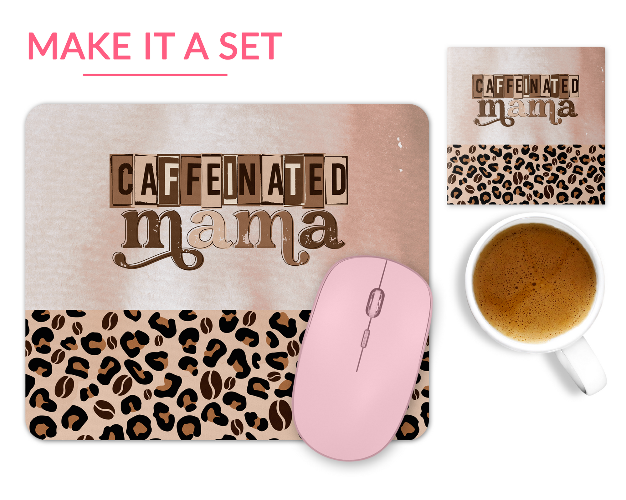 Caffeinated Mama Mouse Pad