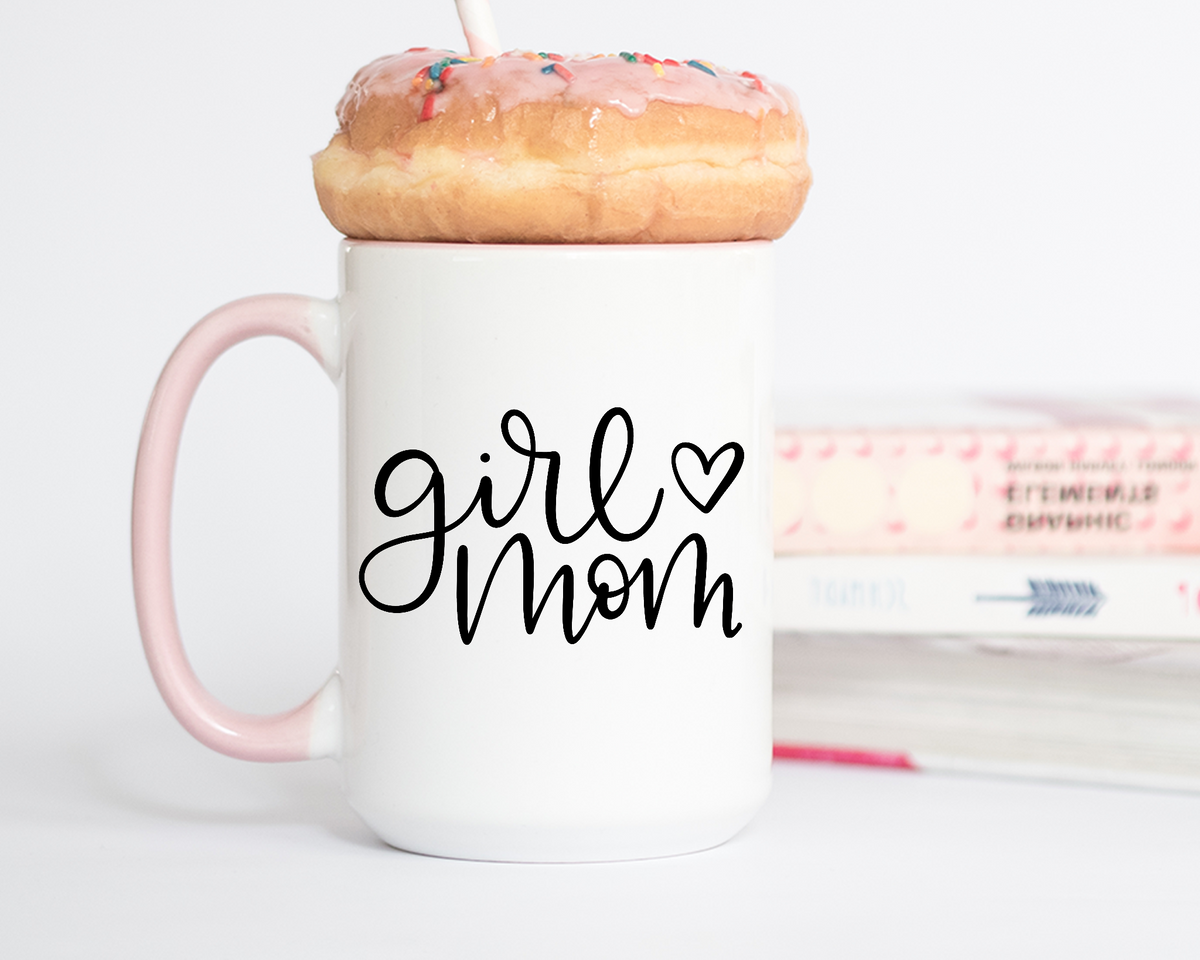 Girl Mom Coffee Mug