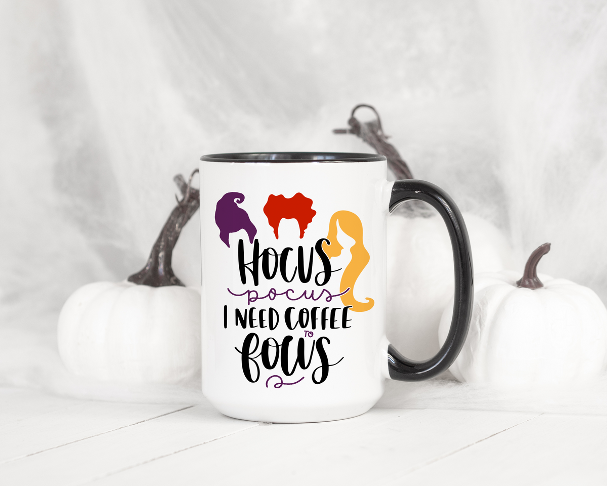 Hocus Pocus I Need Coffee To Focus Mug