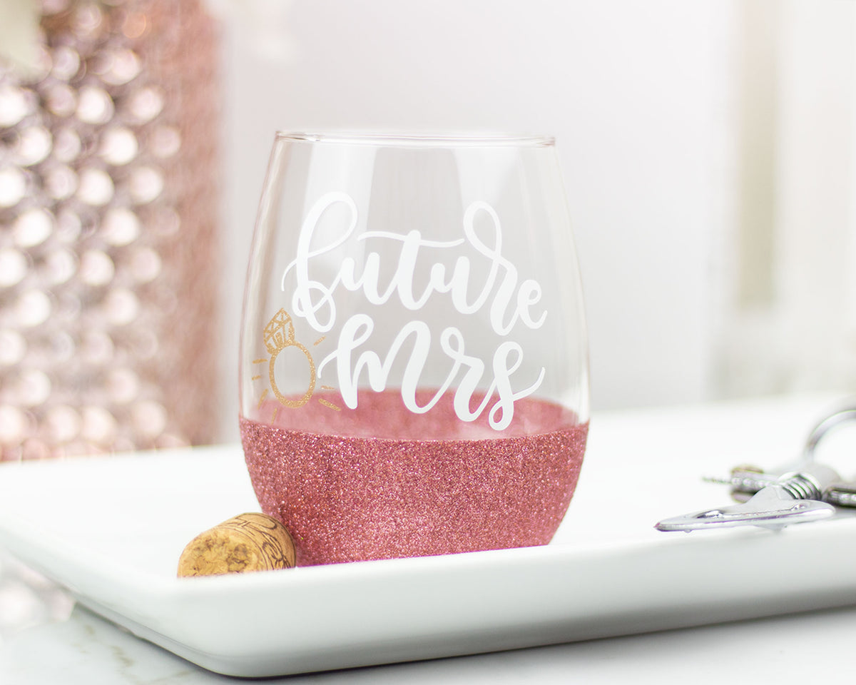 Future Mrs Wine Glass