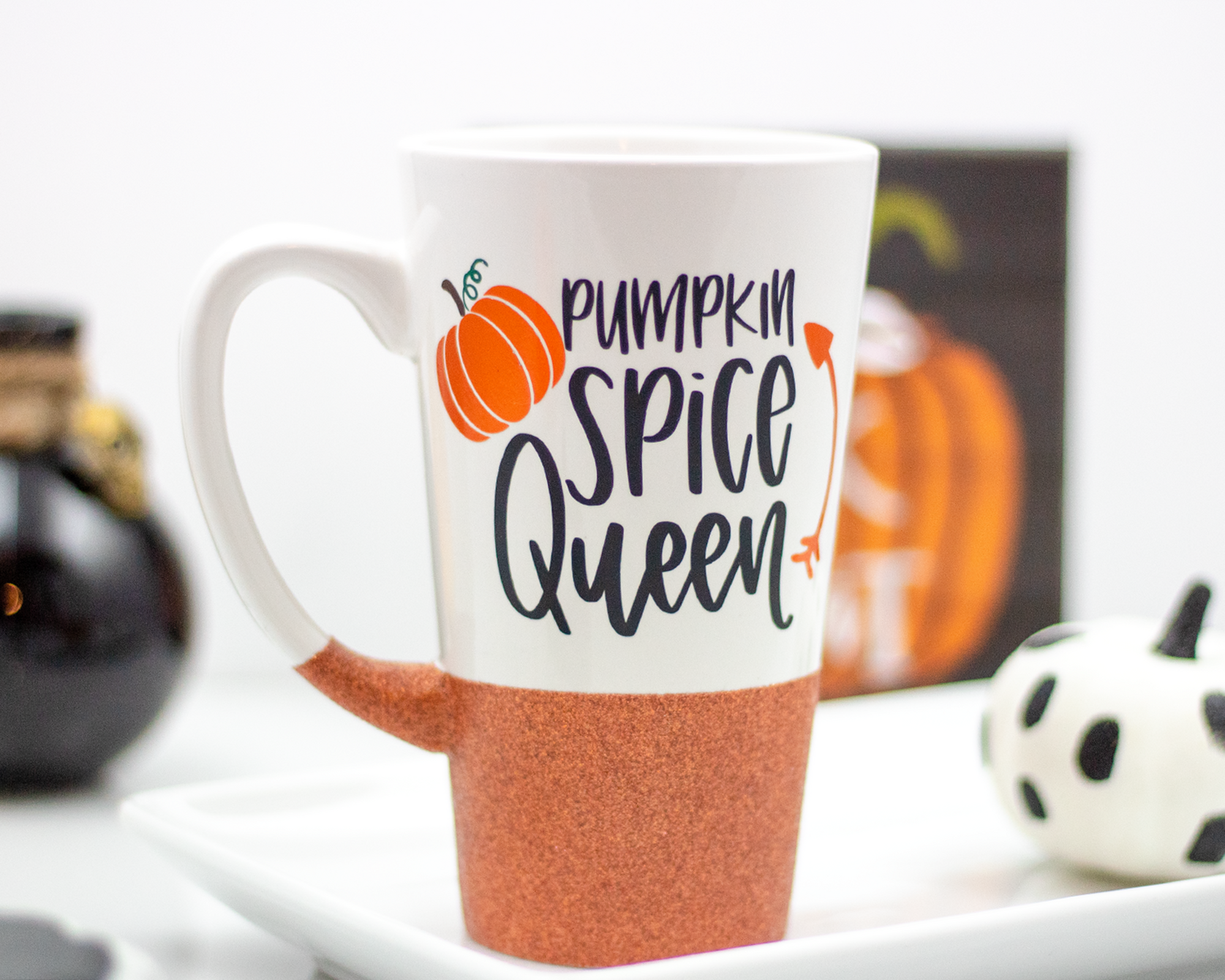 Pumpkin Spice Queen Latte Mug