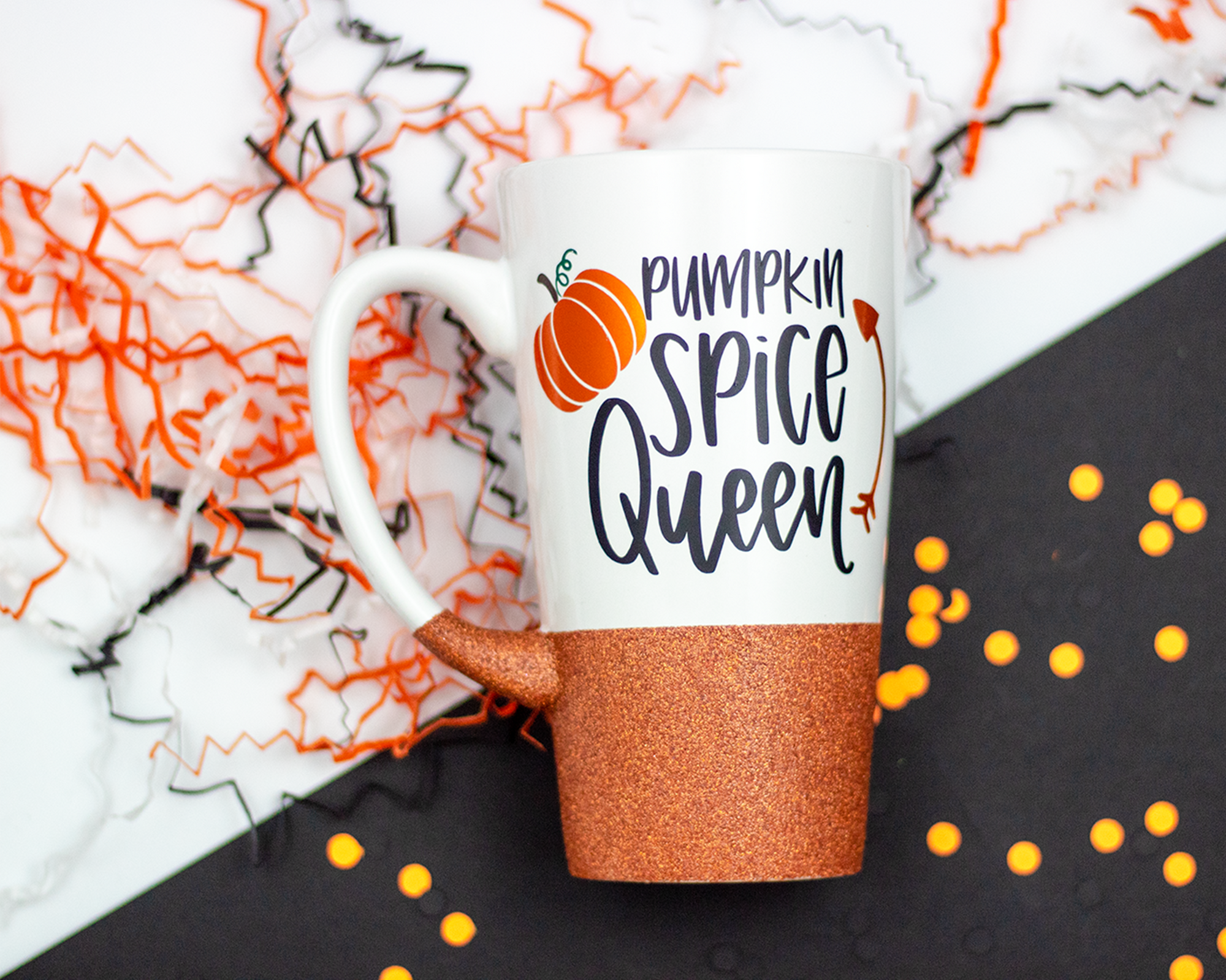 Pumpkin Spice Queen Latte Mug