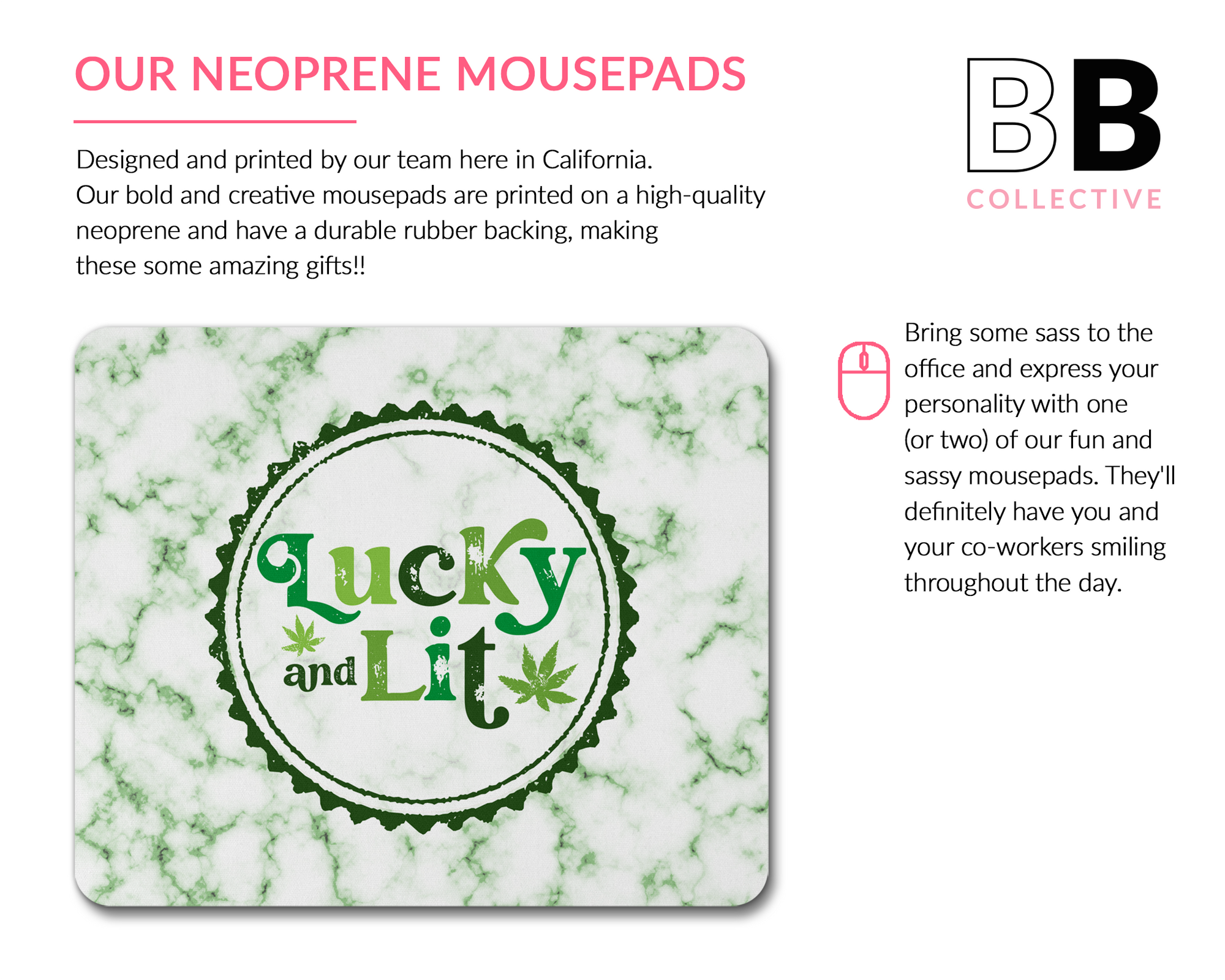 Lucky & Lit Mouse Pad