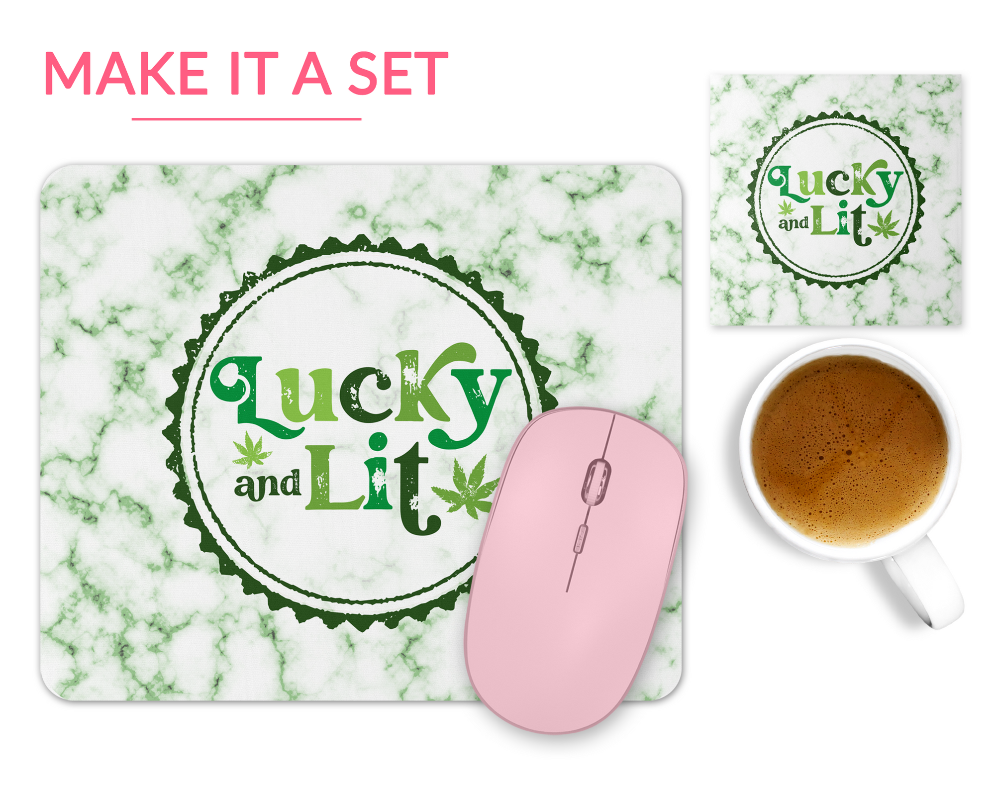 Lucky & Lit Mouse Pad