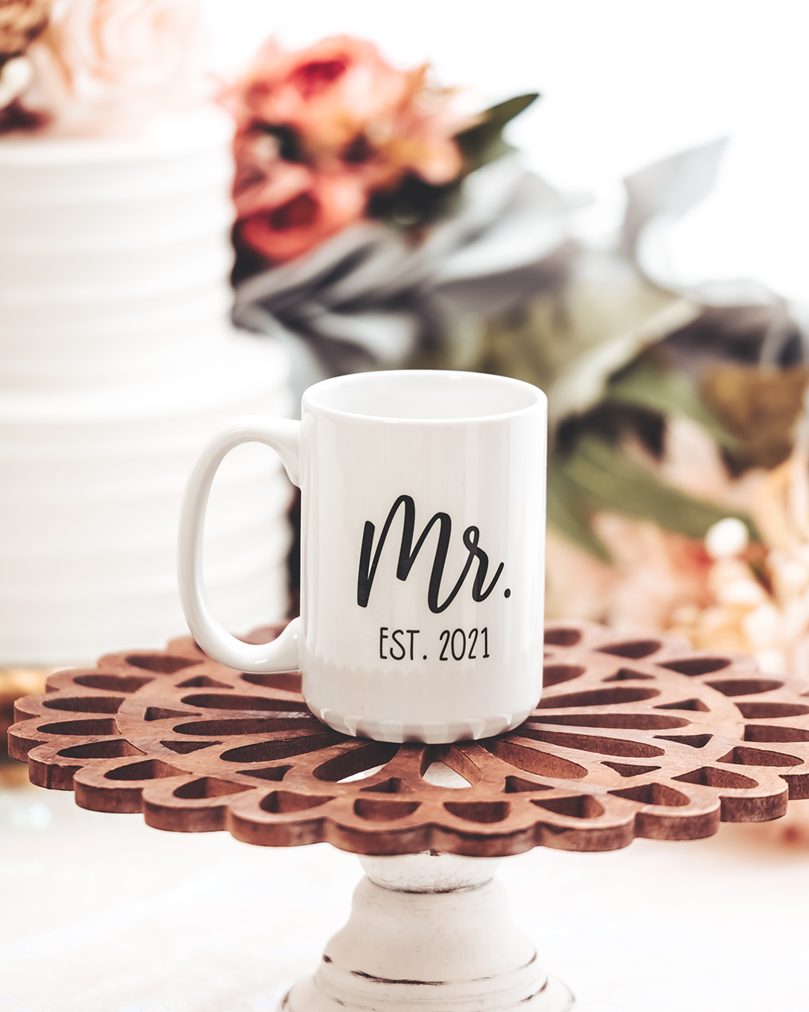 Mr. & Mr. Engagement Mug Set