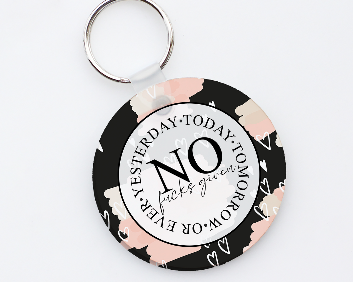 No F**** Given Keychain