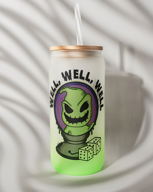 Master of Fright Glass Can Tumbler - Blush and Bold Collective