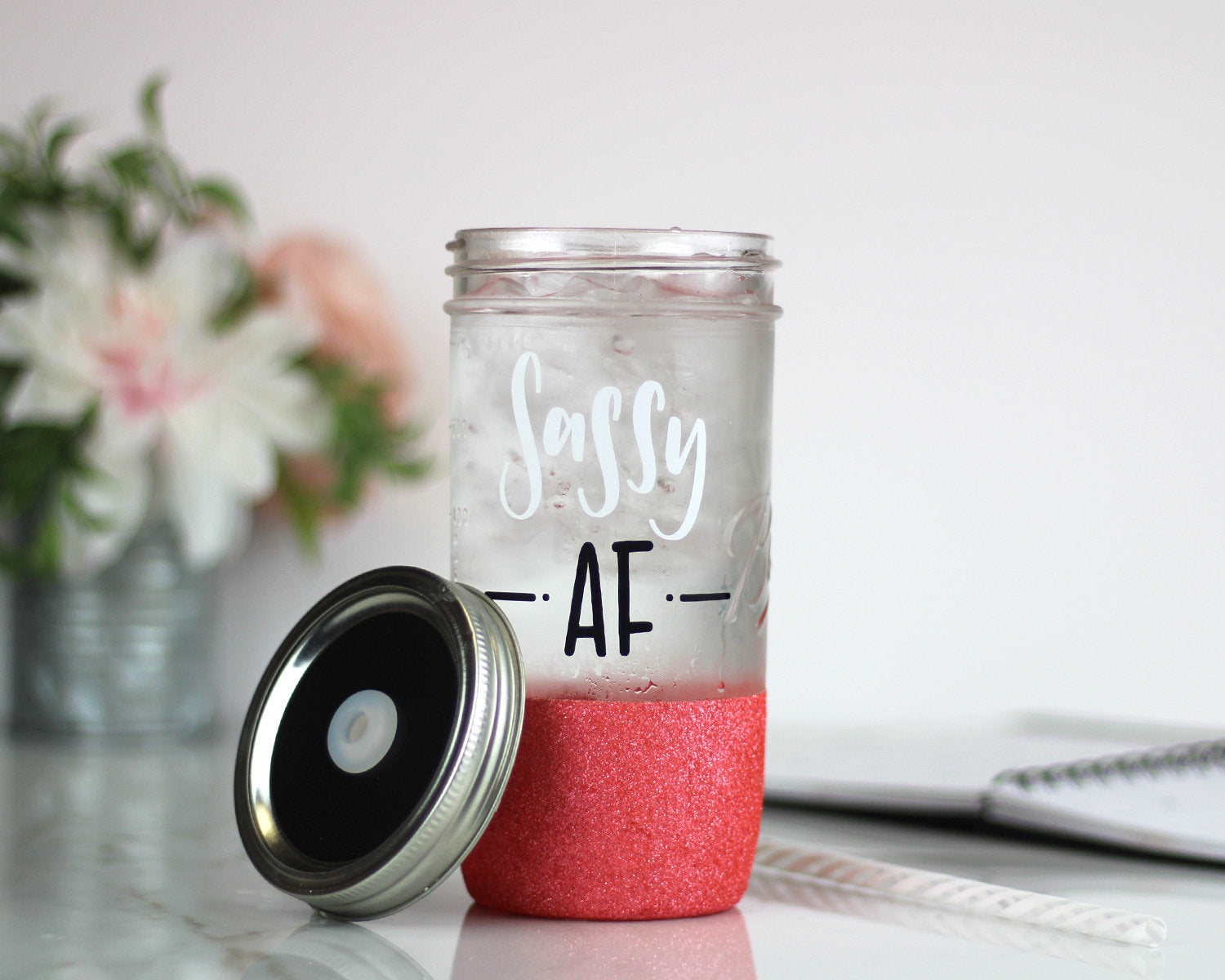 Sassy AF Mason Jar Tumbler